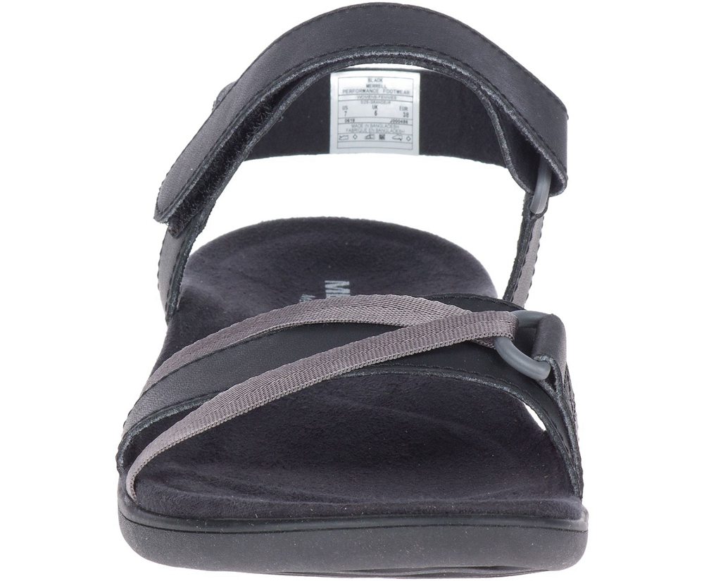 Merrell Sandals Black - District Kindra Strap - Womens 59YJXEDPT